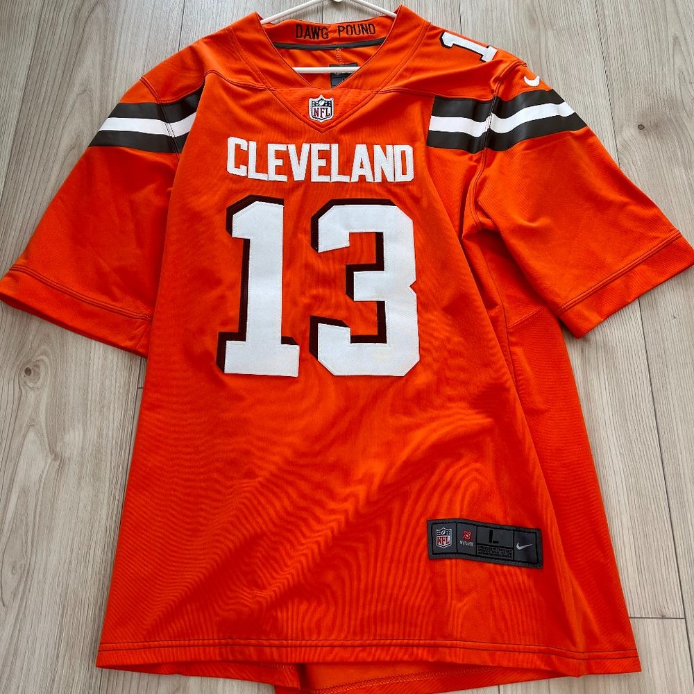 NEW WITHOUT TAGS Official Nike NFL Men's Cleveland Browns Stitched Jersey Large